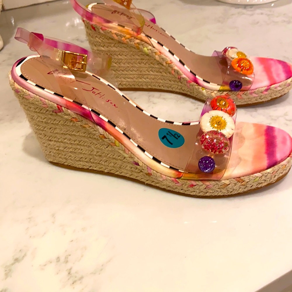 Betsy Johnson wedges ADORABLE!!!